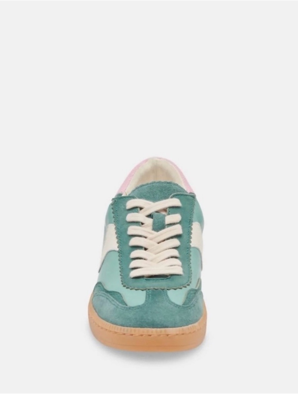 Dolce Vita Teal White Pink Low-Top Sneaker